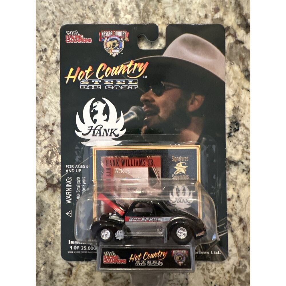 Racing Champions Hot Country Issue #15 Bocephus 41 Willy's Coupe 1:64 NEW